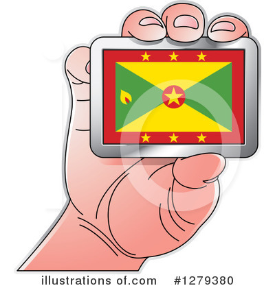 Royalty-Free (RF) Flag Clipart Illustration by Lal Perera - Stock Sample #1279380