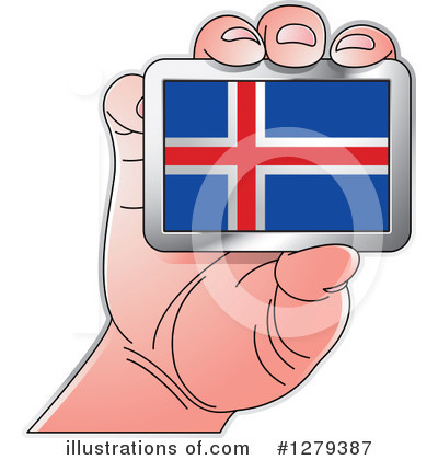 Royalty-Free (RF) Flag Clipart Illustration by Lal Perera - Stock Sample #1279387