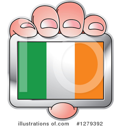Ireland Flag Clipart #1279392 by Lal Perera