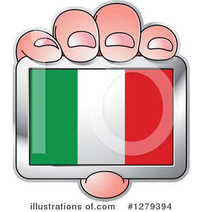Royalty-Free (RF) Flag Clipart Illustration by Lal Perera - Stock Sample #1279394