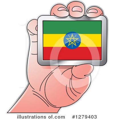 Royalty-Free (RF) Flag Clipart Illustration by Lal Perera - Stock Sample #1279403