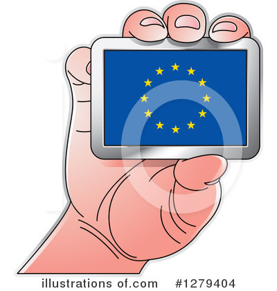 Europe Flag Clipart #1279404 by Lal Perera