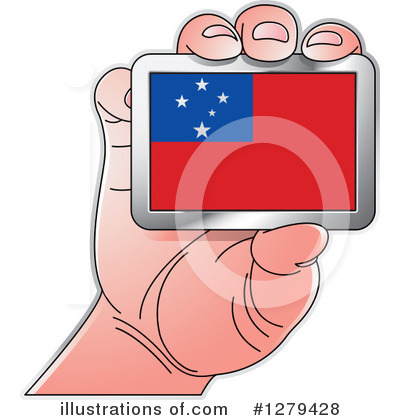 Royalty-Free (RF) Flag Clipart Illustration by Lal Perera - Stock Sample #1279428