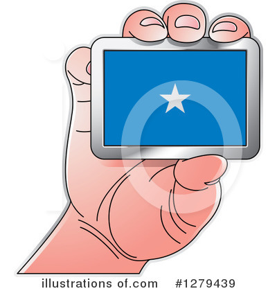 Royalty-Free (RF) Flag Clipart Illustration by Lal Perera - Stock Sample #1279439