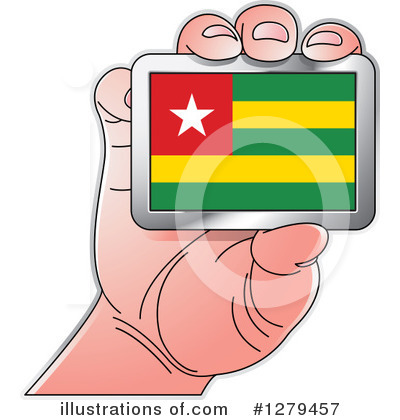 Royalty-Free (RF) Flag Clipart Illustration by Lal Perera - Stock Sample #1279457