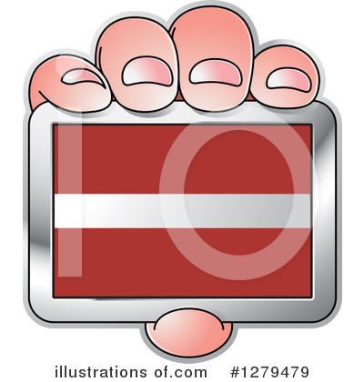 Royalty-Free (RF) Flag Clipart Illustration by Lal Perera - Stock Sample #1279479
