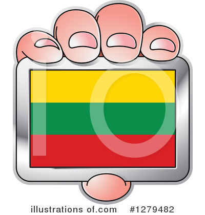 Royalty-Free (RF) Flag Clipart Illustration by Lal Perera - Stock Sample #1279482
