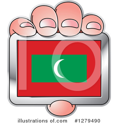Royalty-Free (RF) Flag Clipart Illustration by Lal Perera - Stock Sample #1279490