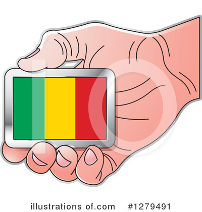 Royalty-Free (RF) Flag Clipart Illustration by Lal Perera - Stock Sample #1279491