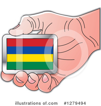Royalty-Free (RF) Flag Clipart Illustration by Lal Perera - Stock Sample #1279494