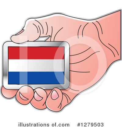 Netherlands Flag Clipart #1279503 by Lal Perera
