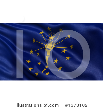 Royalty-Free (RF) Flag Clipart Illustration by stockillustrations - Stock Sample #1373102