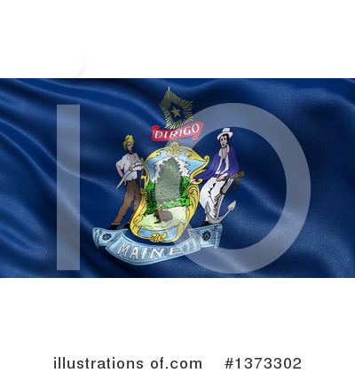 Royalty-Free (RF) Flag Clipart Illustration by stockillustrations - Stock Sample #1373302