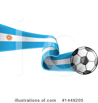 Soccer Ball Clipart #1449205 by Domenico Condello