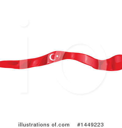 Turkey Flag Clipart #1449223 by Domenico Condello