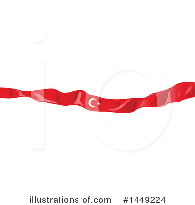 Turkey Flag Clipart #1449224 by Domenico Condello