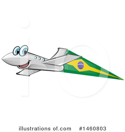 Plane Clipart #1460803 by Domenico Condello