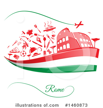 Royalty-Free (RF) Flag Clipart Illustration by Domenico Condello - Stock Sample #1460873