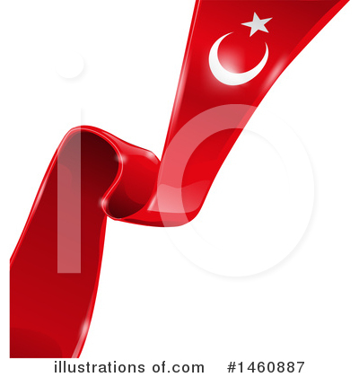 Turkey Flag Clipart #1460887 by Domenico Condello