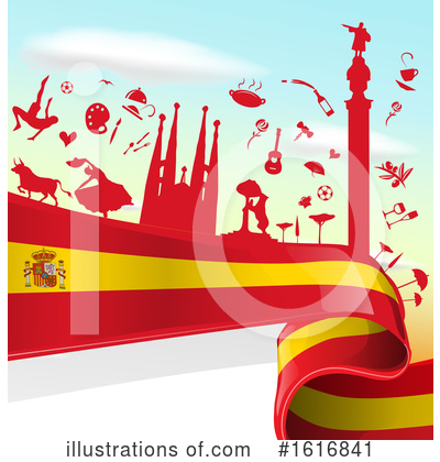 Royalty-Free (RF) Flag Clipart Illustration by Domenico Condello - Stock Sample #1616841