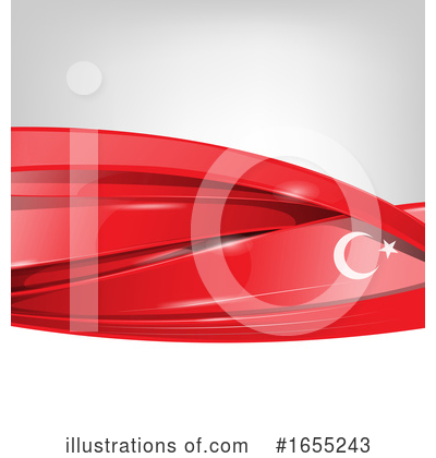 Turkey Flag Clipart #1655243 by Domenico Condello
