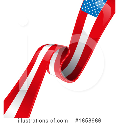 American Flag Clipart #1658966 by Domenico Condello