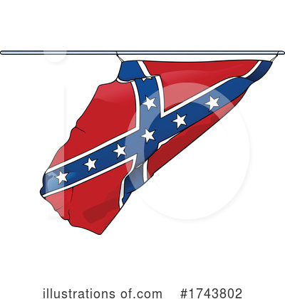 Confederate Flag Clipart #1743802 by dero