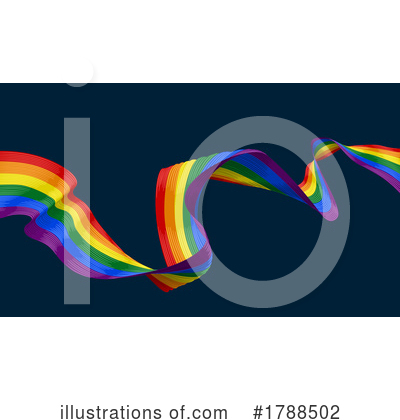 Rainbow Flag Clipart #1788502 by AtStockIllustration