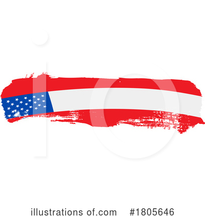 American Flag Clipart #1805646 by Domenico Condello
