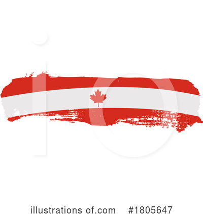 Canadian Flag Clipart #1805647 by Domenico Condello