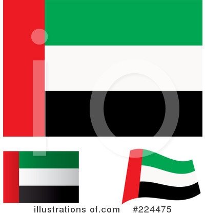 Royalty-Free (RF) Flag Clipart Illustration by michaeltravers - Stock Sample #224475