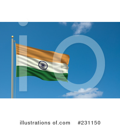 Royalty-Free (RF) Flag Clipart Illustration by stockillustrations - Stock Sample #231150