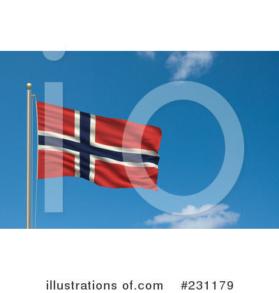 Royalty-Free (RF) Flag Clipart Illustration by stockillustrations - Stock Sample #231179