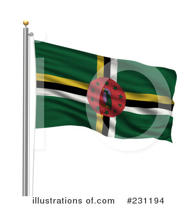 Royalty-Free (RF) Flag Clipart Illustration by stockillustrations - Stock Sample #231194