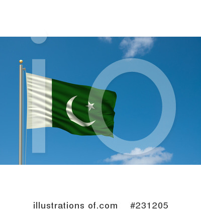 Royalty-Free (RF) Flag Clipart Illustration by stockillustrations - Stock Sample #231205