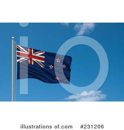 Royalty-Free (RF) Flag Clipart Illustration by stockillustrations - Stock Sample #231206