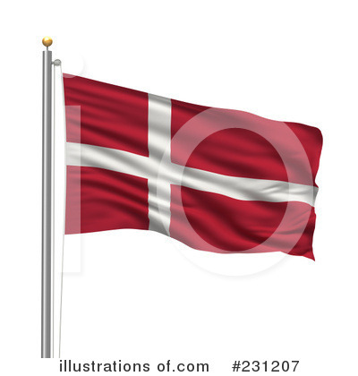 Royalty-Free (RF) Flag Clipart Illustration by stockillustrations - Stock Sample #231207