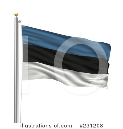Royalty-Free (RF) Flag Clipart Illustration by stockillustrations - Stock Sample #231208