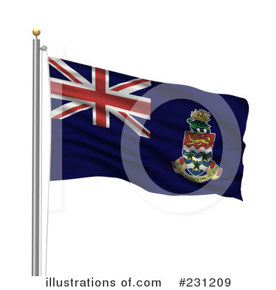 Royalty-Free (RF) Flag Clipart Illustration by stockillustrations - Stock Sample #231209