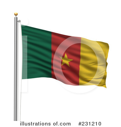 Royalty-Free (RF) Flag Clipart Illustration by stockillustrations - Stock Sample #231210
