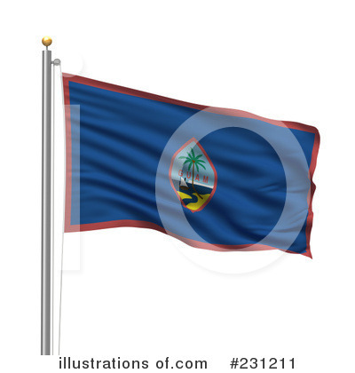 Royalty-Free (RF) Flag Clipart Illustration by stockillustrations - Stock Sample #231211