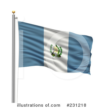 Royalty-Free (RF) Flag Clipart Illustration by stockillustrations - Stock Sample #231218