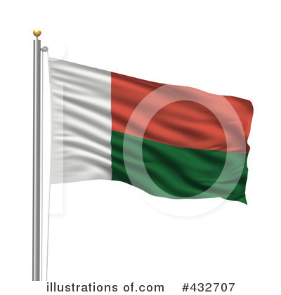 Royalty-Free (RF) Flag Clipart Illustration by stockillustrations - Stock Sample #432707