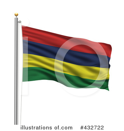 Royalty-Free (RF) Flag Clipart Illustration by stockillustrations - Stock Sample #432722