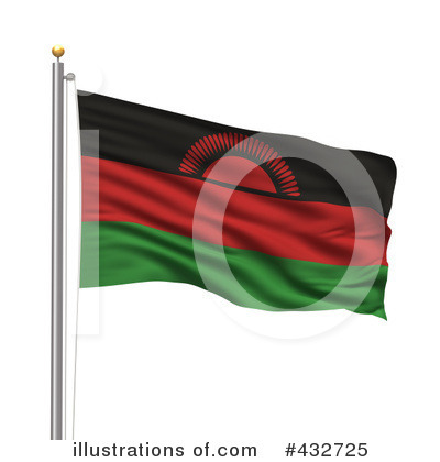 Royalty-Free (RF) Flag Clipart Illustration by stockillustrations - Stock Sample #432725