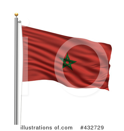 Royalty-Free (RF) Flag Clipart Illustration by stockillustrations - Stock Sample #432729