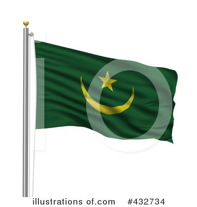 Royalty-Free (RF) Flag Clipart Illustration by stockillustrations - Stock Sample #432734