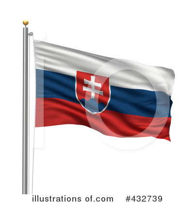 Royalty-Free (RF) Flag Clipart Illustration by stockillustrations - Stock Sample #432739