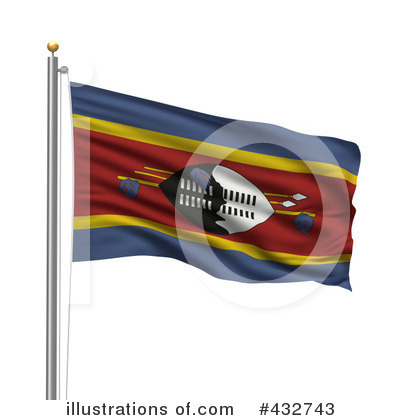 Royalty-Free (RF) Flag Clipart Illustration by stockillustrations - Stock Sample #432743