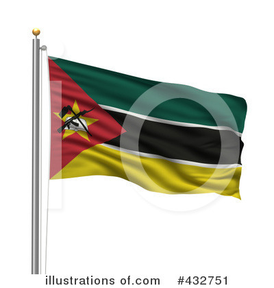 Royalty-Free (RF) Flag Clipart Illustration by stockillustrations - Stock Sample #432751